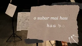 nine20 hau ho nia razaun official lyric video 