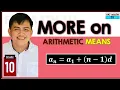 More on Arithmetic Means Grade 10 Mathematics