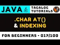 Java charAt and Indexing Explained How Strings Work