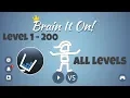 Brain It On All Levels Level 1-200 Gameplay Walkthrough