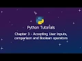 Python Tutorials - Chpt 3