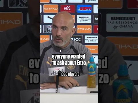 Everyone wanted to ask Maresca about Enzo Fernández 👀😂