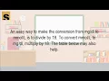 How do you convert mmol L to mg DL