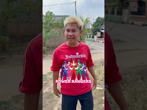 Siapa yang udah gasabar liat botak warna pake costume power rangers⁉️🔥 #shorts #lucu #kocak