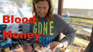 BARGE BUILD.  Money. Sometimes all goes really wrong! Sailing Ocean Fox. Ep187