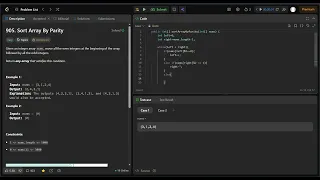 Sort Array By Parity LeetCode 905 Two Pointer Java Solution