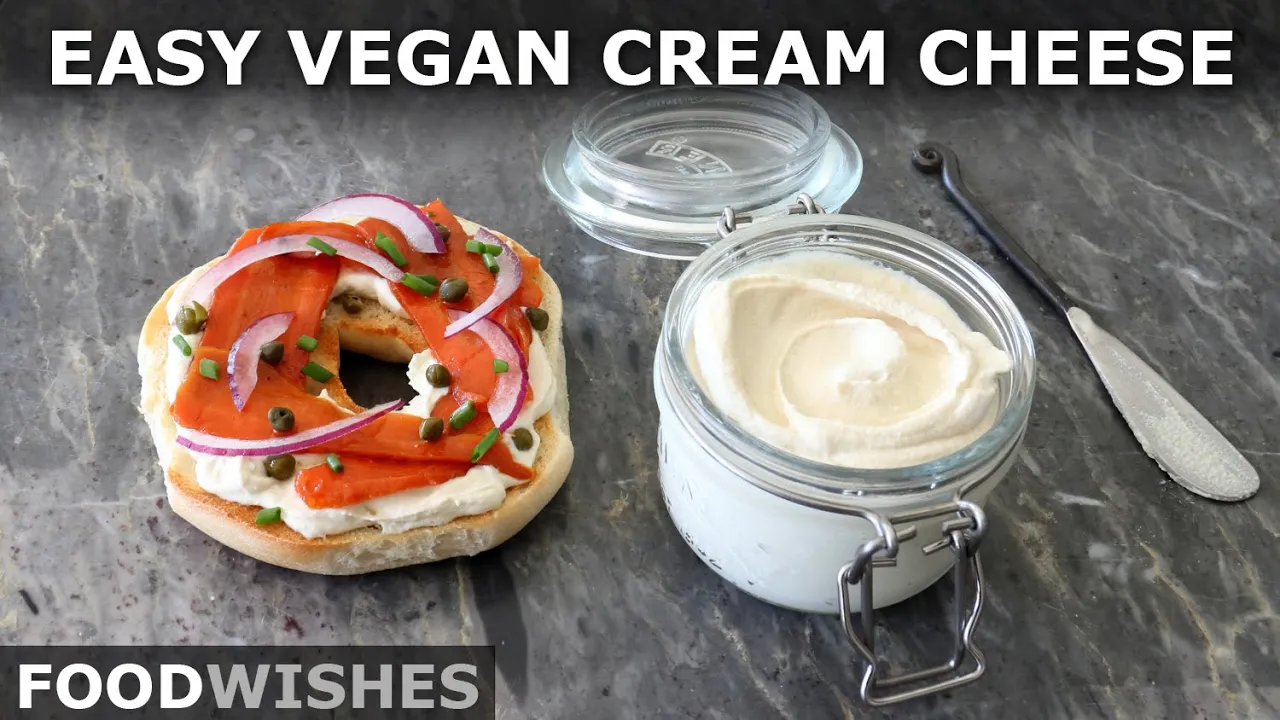 Vegan Cream Cheese for Beginners   Food Wishes