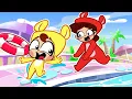 Safety Rules In The Pool! 🏖️ Funny Kids Songs And Nursery Rhymes♥️