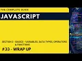 JavaScript Basics Module Wrap up Hindi JavaScript The Complete Guide