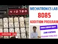 8085 Microprocessor-Addition of 8-bit program - ME8781