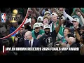 Jaylen Brown receives 2024 Bill Russell Finals P Trophy 2024 NBA Finals