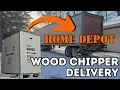 How Home Depot Delivers Large Equipment Will Shock You DK2 6 Inch Wood Chipper Delivery