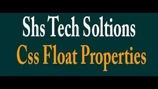Css Float Tutorials Css Tutorial For Beginners - 33 Css Float Properties Float Property in Css