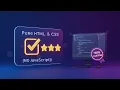 I created a 5-star rating checkbox using pure HTML CSS no JavaScript