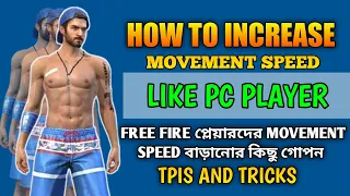 how to increase your movement speed in free fire new secret setting for movement speed in free fire