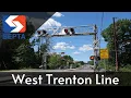 4K Remastered All Railroad Crossings of the West Trenton Line SEPTA