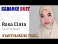 Lagu Rasa cinta - Cindy Claudia | Karaoke duet bareng Rinda Salim