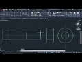 Engineering drawing Hexagonal nut drawing Hexagonal nut and Bolt