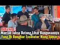 Akhirnya‼️Mantan Jaksa Datang Melihat Bangunannya Di Bongkar Excavator Mang Jamar