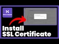 How to Install SSL Certificate in Hostinger