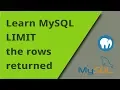 Learning MySQL - LIMIT keyword