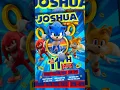 Sonic The Hedgehog Birt ay Invitation