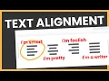 Text Alignment in Web Design Stop doing it wrong