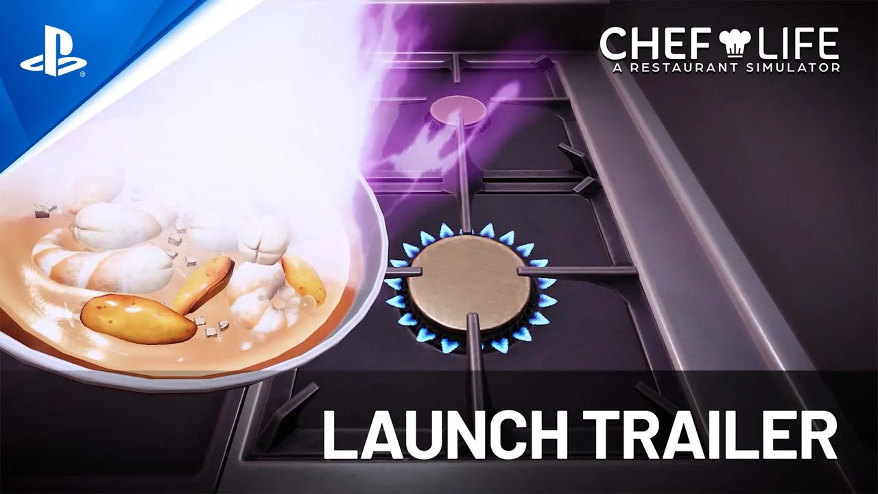 Chef Life: A Restaurant Simulator - Releasetrailer | PS5- en PS4-games