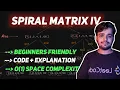 Spiral Matrix IV LeetCode 2326 Beginners Easy Approach