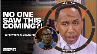 Stephen A. & Shannon Sharpe are SHOCKED AND BAFFLED by the Luka Doncic-AD trade! | First Take