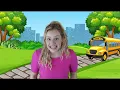 The Wheels on the Bus Go Round and Round Songs - Nursery Rhymes - Miss Katie - Baby Songs