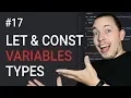 17 Let and Const Variables JavaScript Block Scope and Function Scope JavaScript Tutorial