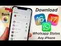 Download Lagu iPhone WhatsApp Status in any iPhone (iOS 16 \u0026 iOS 17) MP3