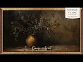 Vintage Frame TV Still Life Small Flowers TV Art Wallpaper Autumn Background Fall Art for TV