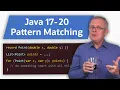 Java 17 to 20 Pattern Matching Full tutorial with Records Instanceof and Switch - JEP Cafe