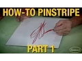 How To Pinstripe Custom Pinstripes with Rick Harris Kevin Tetz - Pt 1 of 3