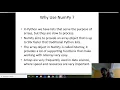 Python-NumPy lecture 1 - in Nepali Language
