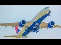 4K Early Morning Departures from Detroit Metro Airport
