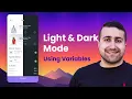 How to Use Figma Variables for Light Dark Modes