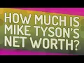 How much is Mike Tyson s net worth