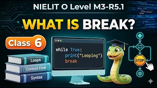 O-Level Class What Is While Break in Python Python GMINDTECH