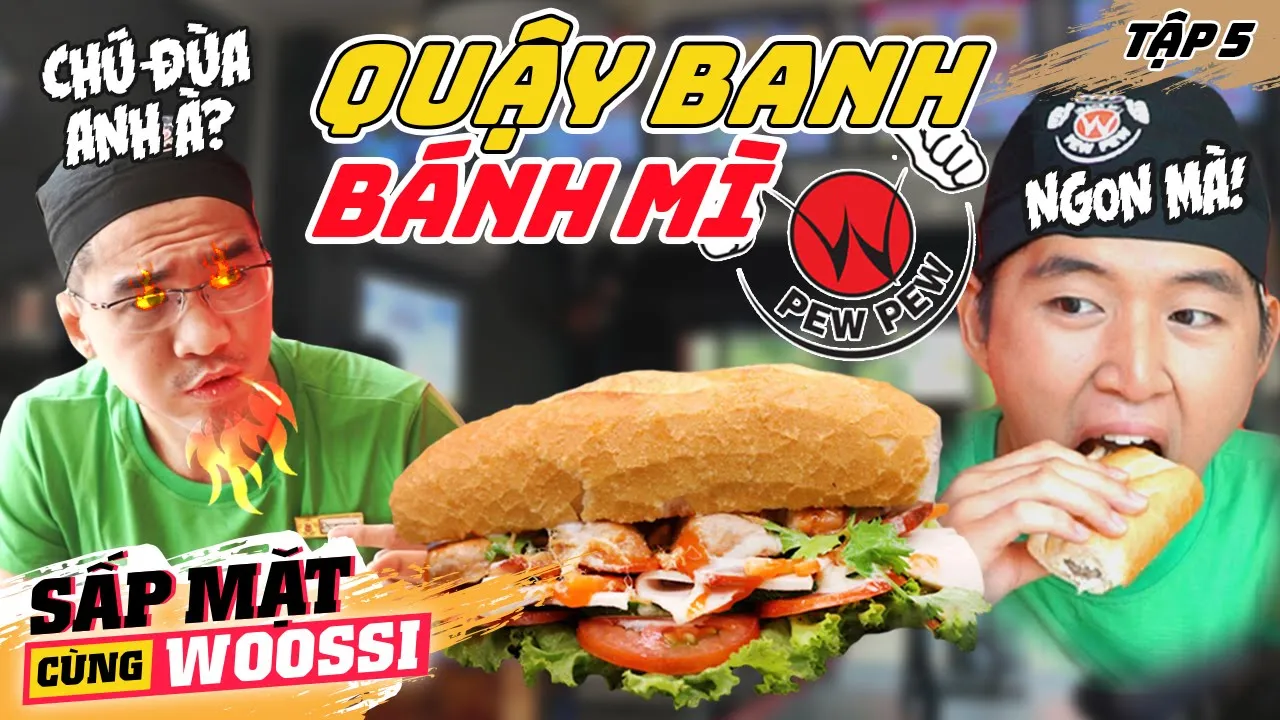 [ĐỘC QUYỀN] Đột nhập BẾP Bánh mì PewPew | SẤP MẶT CÙNG WOOSSI