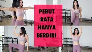 Download MENGECILKAN PERUT BUNCIT TANPA SIT-UP CUKUP BERDIRI! MAU / STAND ABS WORKOUT  | MARIA VANIA MP3