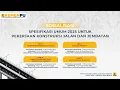 SESI II (Hari Ke-I): Sosialisasi Spesifikasi Umum 2025 untuk Pekerjaan Konstruksi Jalan dan Jembatan