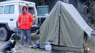 Can a 300 Amazon Tent Survive - 10 C Extreme Frost