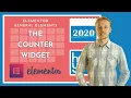 How to use the Counter widget in Elementor 2020