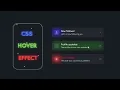 Notification Box with Hover Effect HTML CSS