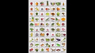Mix Fruits And Vegetables Names Shorts 