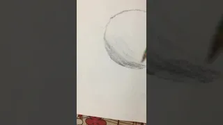 طريقه رسم كوره وتظليلها 