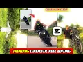 Trending Cinematic Reel Editing CapCut Golden Glow Effect Editing Tutorial Viral Reel edit
